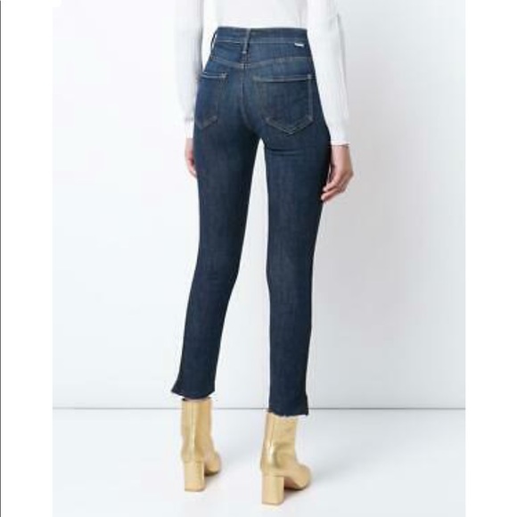 MOTHER Stunner Zip Ankle Step Fray Jeans - Picture 9 of 16